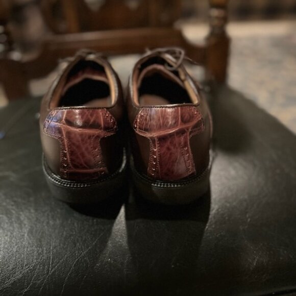 New Mens spiked leather Footjoy Golf Shoes Size 10M - Picture 4 of 5